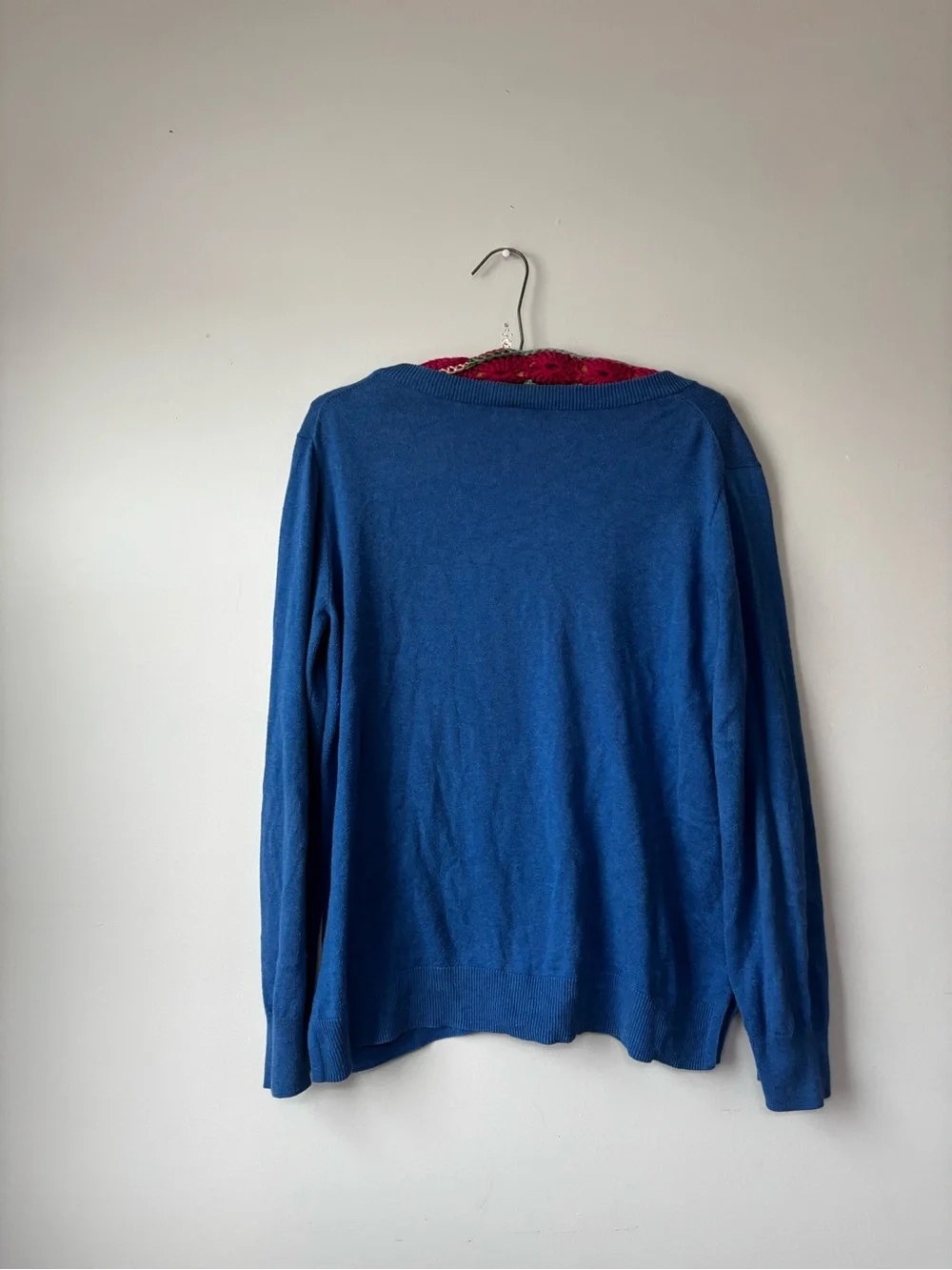 J.Crew Blue V-Neck Sweater